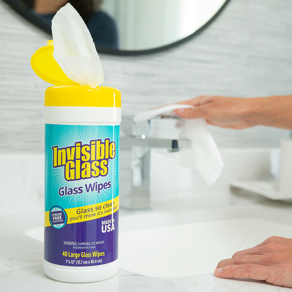 Invisible Glass Home Glass Cleaning Wipes