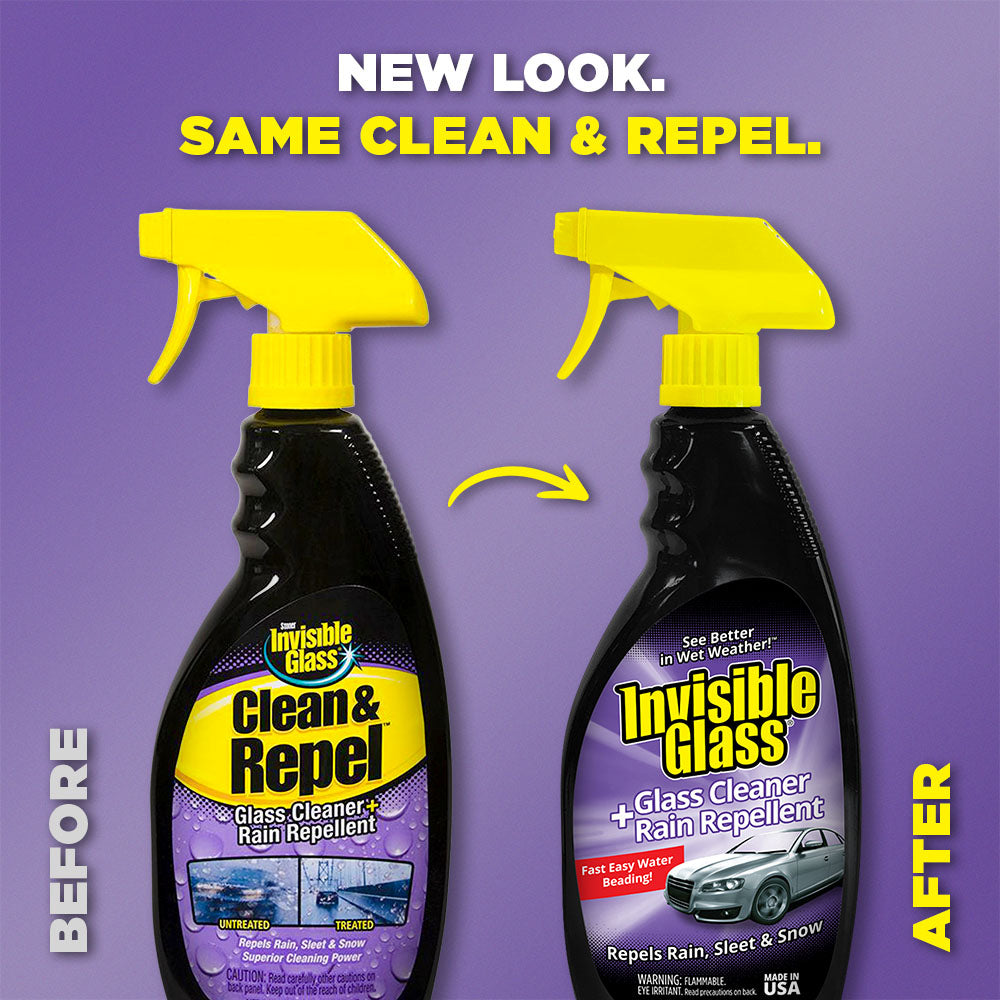 Invisible Glass Cleaner + Rain Repellent Spray