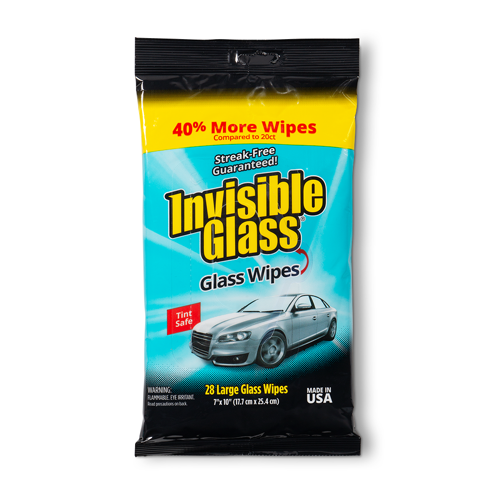 Auto Glass Cleaning Wipes (Flat Pack)