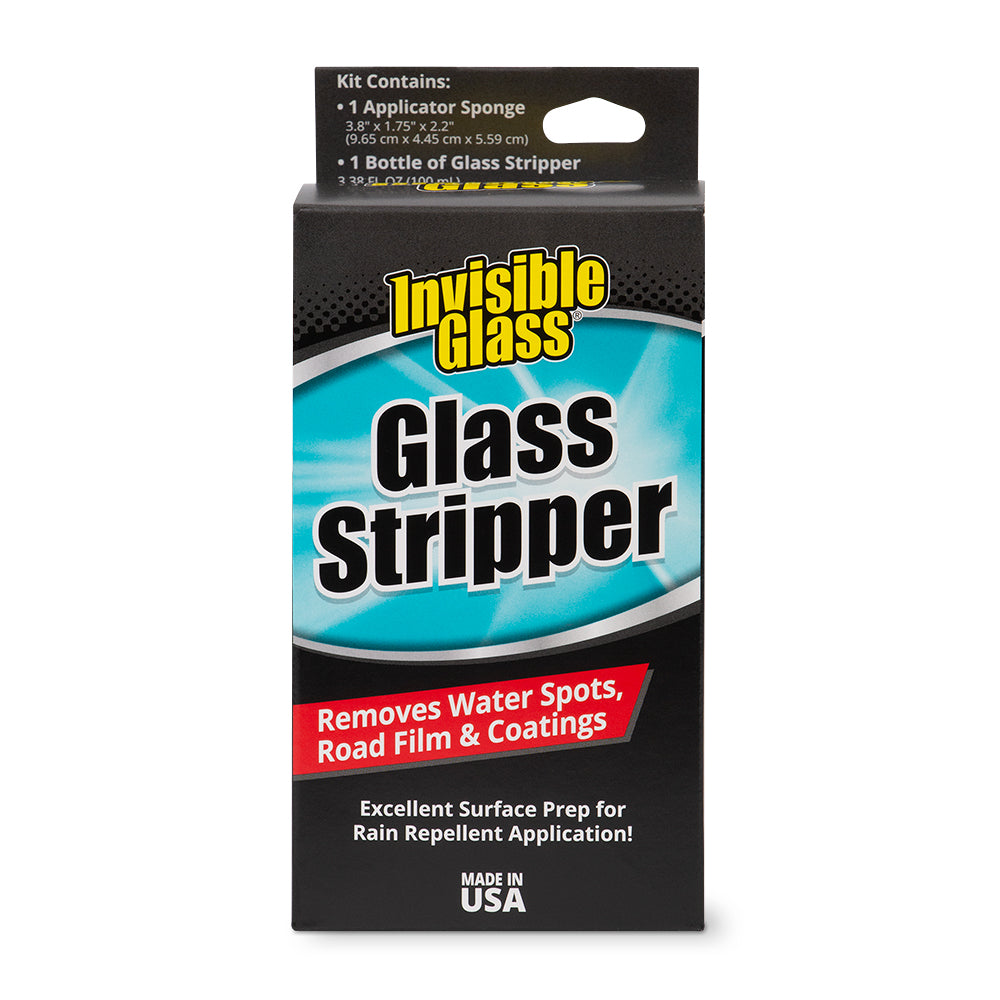 Invisible Glass 91411-6PK 3.38-Ounce Glass Stripper Water Spot Remover Kit Eliminates Coatings, Water Spots, Waxes, Oils and More to Polish and