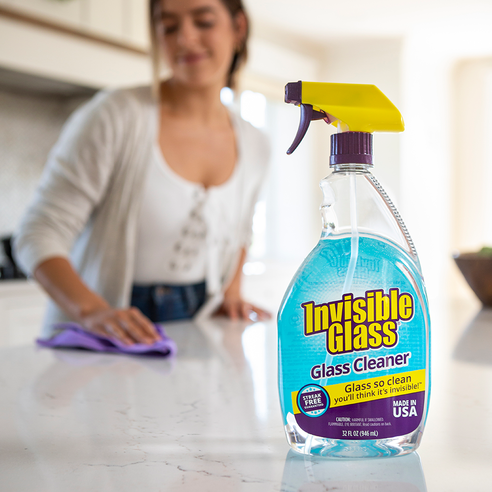 Invisible Glass 92164-6PK 22-Premium Glass Cleaner and Window Spray for  Auto and Home Provides a Streak-Free Shine on Windows, Windshields, and