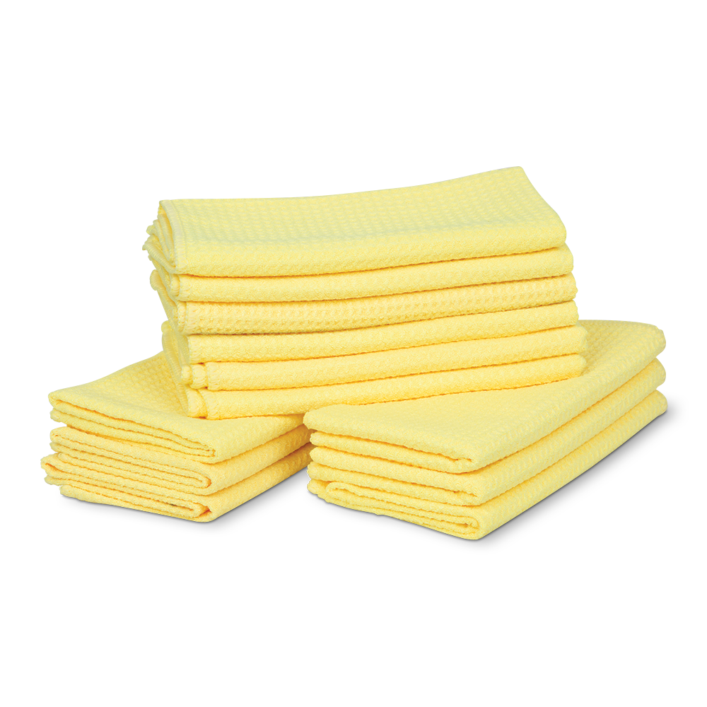 
                  
                    Premium Waffle Weave Glass Microfiber
                  
                