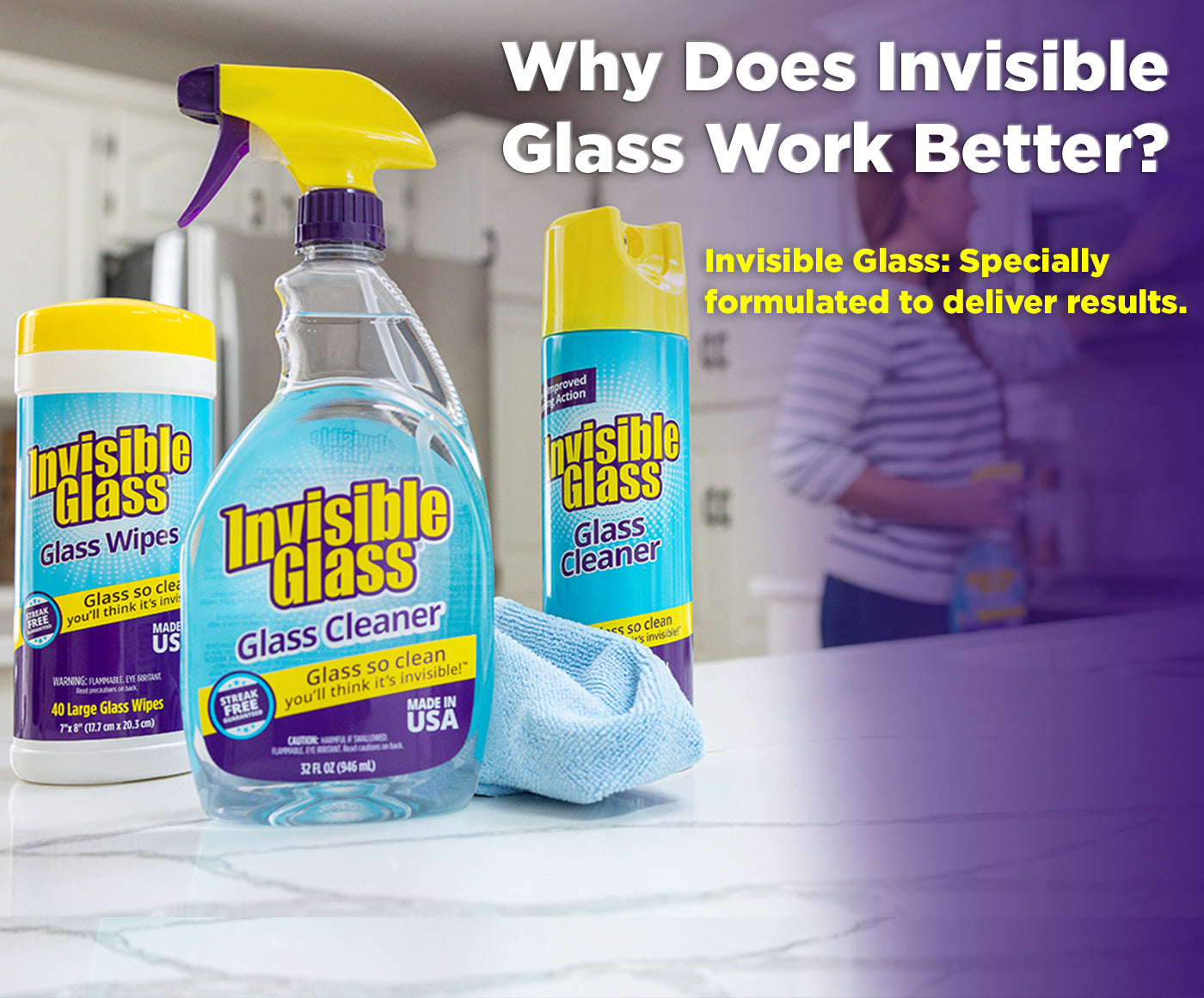 Stoner Invisible Glass 19 oz Aerosol | Window & Glass Cleaner