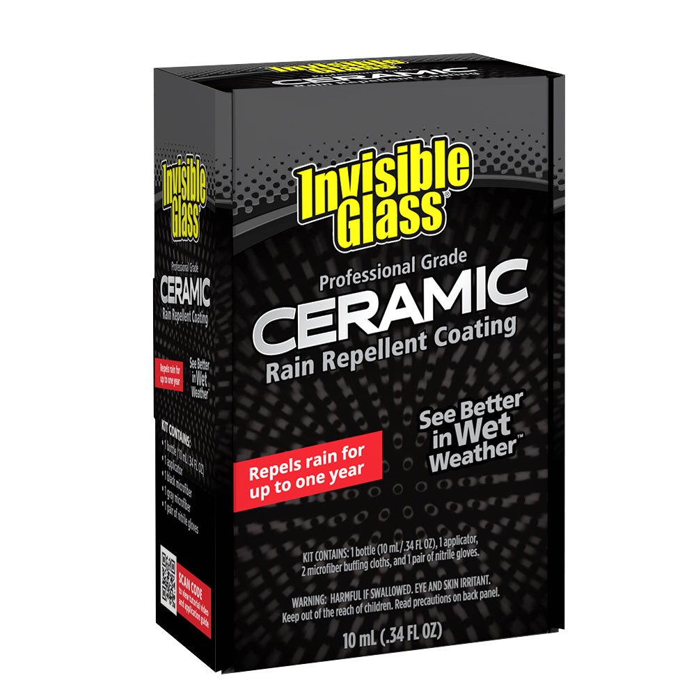 Box of Invisible Glass Ceramic Rain Repellent Coating on a white background