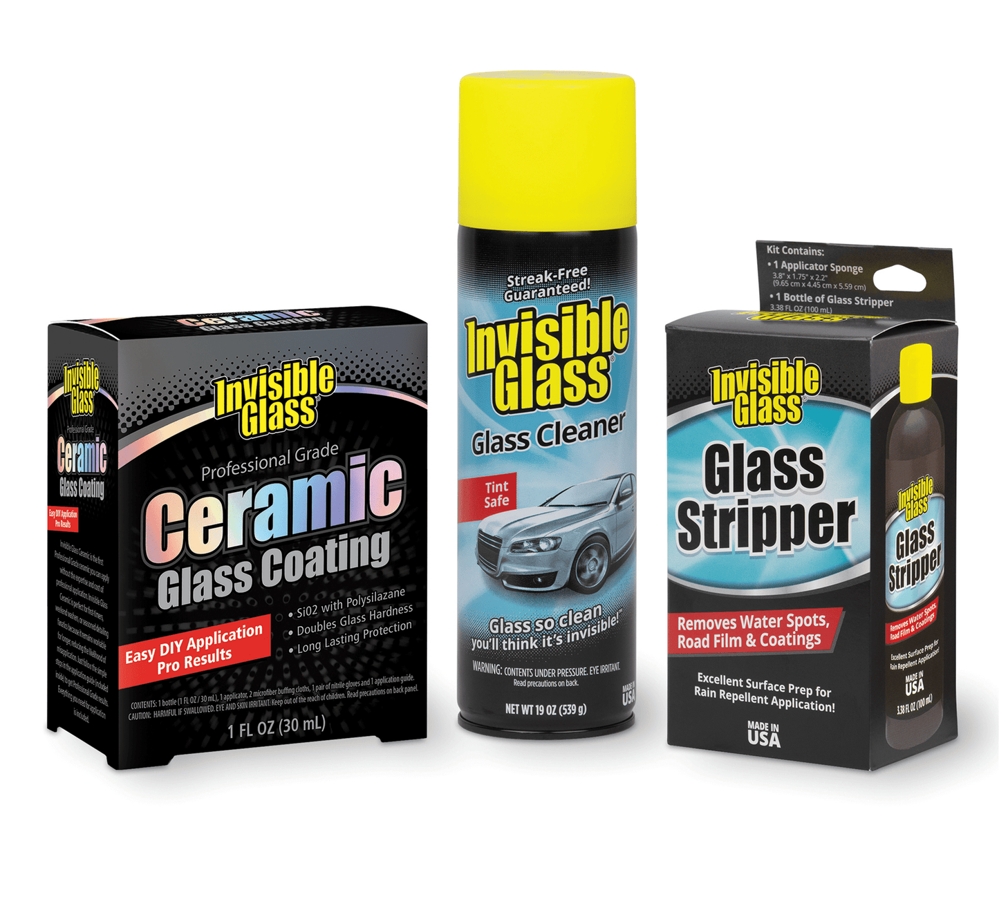 99607_Invisible Glass_Pro Grade Ceramic Auto Glass Coating Kit