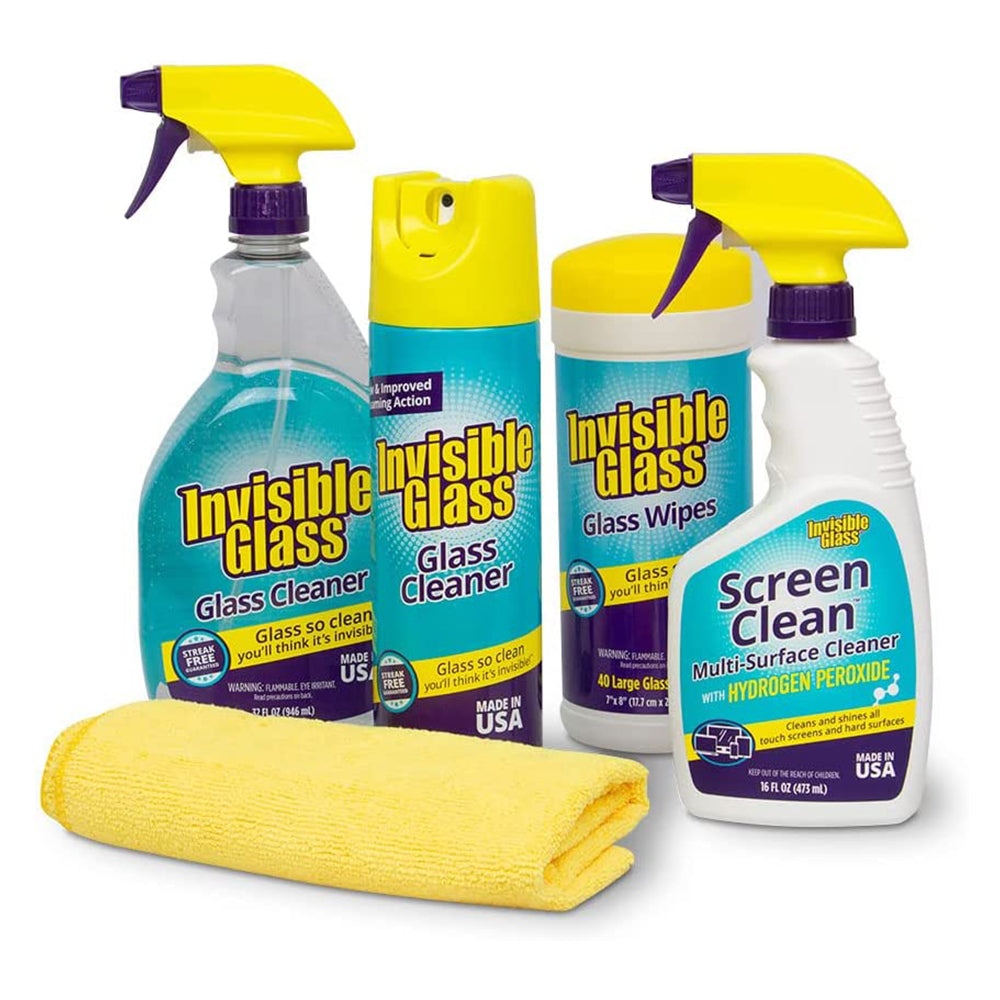 Invisible Glass 90166 28-Count Lint-Free and Ammonia-Free Large